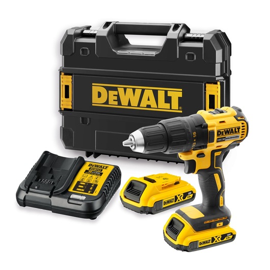 18V XR Brushless Compact Drill Driver - 2 X 2Ah